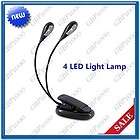   on 4 LED Flexible Light Lamp for Kindle 3 4 Nook 2 Color ebook Reader