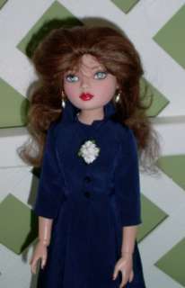 Doll Wig size 7/8 Fits Ellowyne, 16 Kish, Human Hair  