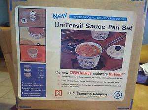 Vintage UniTensil Sauce Pan Set by U.S. Stamping Company  