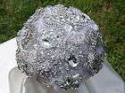   Brooch Wedding Bouquet~A STUNNER Custom Design ANY COLOR accents
