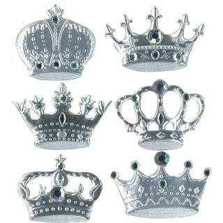 Jolees Boutique Parcel Royal Crowns Dimensional Stickers