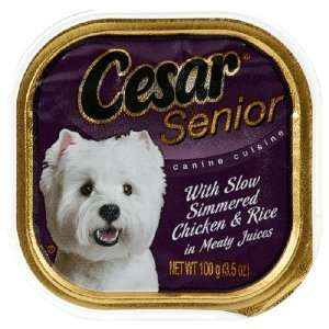  Cesar Senior Canine Cuisine, with Slow Simmered Chicken 