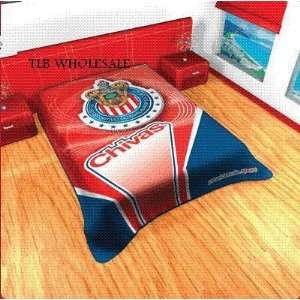  Chivas Full Size Plush Soccer Blanket for Chivas Team 