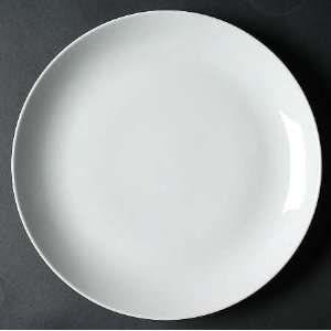 com Ten Strawberry Street Royal Coupe White (Oversized) Dinner Plate 