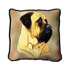  Bull Mastiff Pillow   17 x 17 Pillow