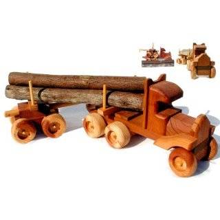  Extra  Handcrafted Wooden Toy Truck Classic Vintage 