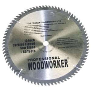  Professional Woodworker 10 ,80 tooth, C3 Carbide Saw 