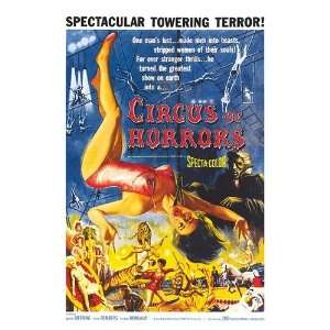  Circus of Horrors Movie Poster, 11 x 17 (1960)