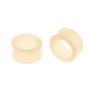  Silicon Double Flare Flesh Plug   5/8   Sold as a Pair 