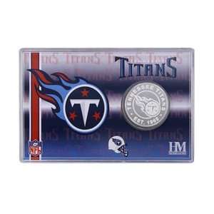 Tennessee Titans Team History Coin Card 