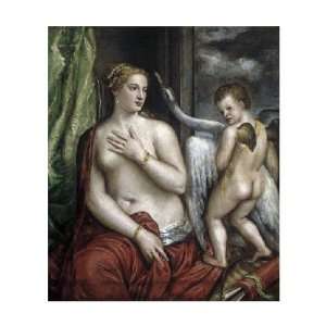  Titian   Leda And The Swan Giclee Canvas
