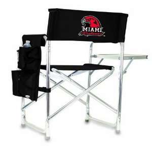 Miami of Ohio Redhawks Folding Camping Chair With Side Table  