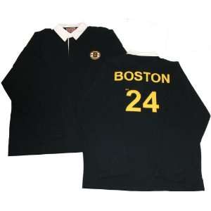 Boston Bruins Black Long Sleeve Polo 