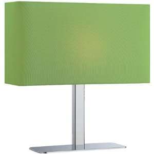 Low Profile Table Lamp  Green 