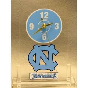 ZaMeks North Carolina Tar Heels NCAA Licensed Desk Clock  