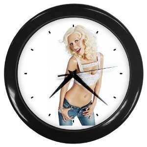  Christina Aguilera Wall Clock (Black)