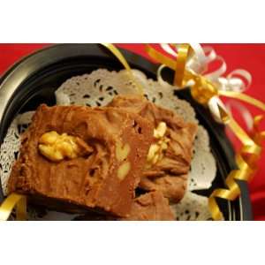 Chocolate Walnut Fudge 8 oz. Grocery & Gourmet Food