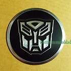 4x transformers autobot car motor auto wheel center stickers badges
