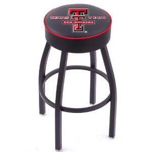  Texas Tech University Steel Stool with 4 Logo Seat and 