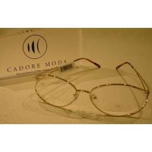  NEW Cadore Moda CS2219 Gold Eyeglass Frame W Case Health 