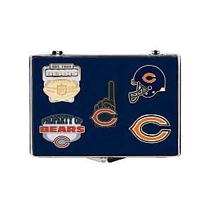  Chicago Bears Official Logo Lapel Pin Set 