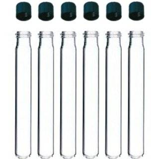 Pack   5 inch, 16x125mm Pyrex Glass Test Tubes with Screw Caps