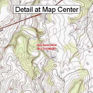   Map   Glen Rose West, Texas (Folded/Waterproof)