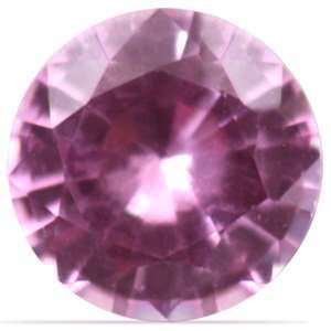  0.71 Carat Loose Pink Sapphire Round Cut Jewelry