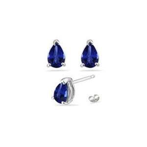  0.36 Cts Tanzanite Stud Earrings in Platinum Jewelry