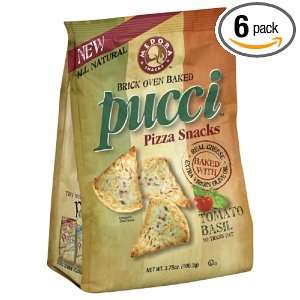 Medora Snacks Pucci Pizza Snacks, Tomato Basil, Gluten Free, 3.7500 