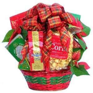 Yuletide Classic Christmas Holiday Gourmet Food Gift Basket  