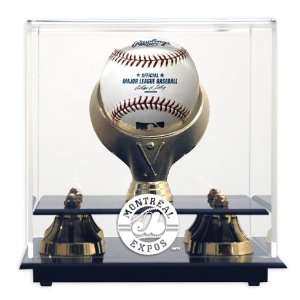   Classic MLB Single Baseball Expos Logo Display Case