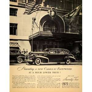  1939 Ad Cadillac Fleetwood Seventy Two Vehicle Plaza 