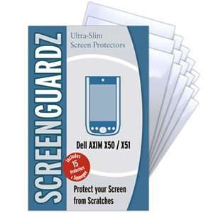  ScreenGuardz Ultra Slim Screen Protectors (Pack of 15) for Dell 