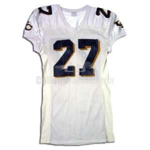  White No. 27 Game Used Northern Colorado Sports Belle 