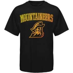  Appalachian State Mountaineers Black Universal Mascot T 