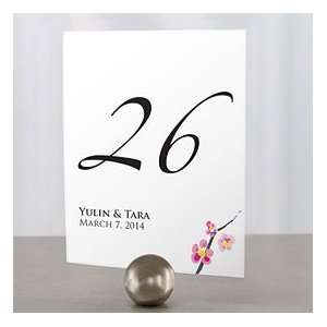  Cherry Blossom Table Number Cards 49 60