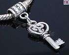 8pcs charm dangle key Pendants Fit Bracelet f0092  
