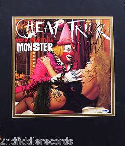 CHEAP TRICK Autographed WOKE UP WITH A MONSTER Promo Album Flat By All 