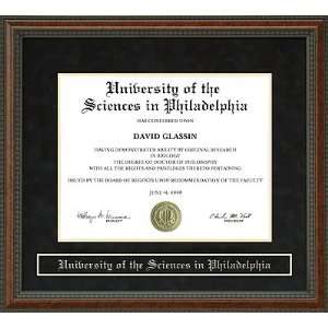   of the Sciences in Philadelphia (USP) Diploma Frame