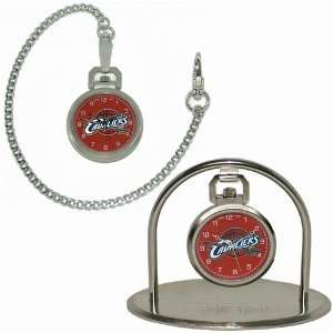 NBA Cleveland Cavaliers Pocket Watch & Stand  Sports 