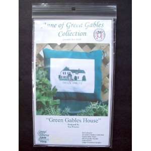  Small Green Gables House Cross Stitch Arts, Crafts 