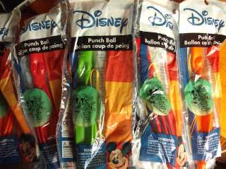 MICKEY MOUSE BALLOONS PUNCHBALL BIRTHDAY PARTY 24 LOT  