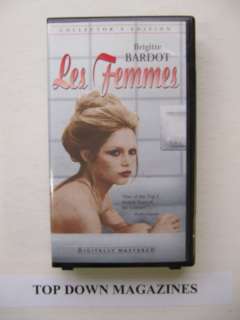 Les Femmes VHS Movie Brigitte Bardot 013131102031  