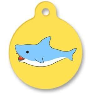  Shark Attack Pet ID Tag for Dogs and Cats   Dog Tag Art 
