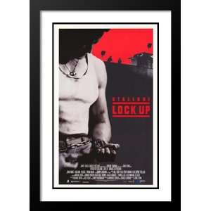 Lock Up 20x26 Framed and Double Matted Movie Poster   Style A   1989 