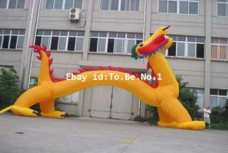 Dragon inflatable promotion games advertising archway  
