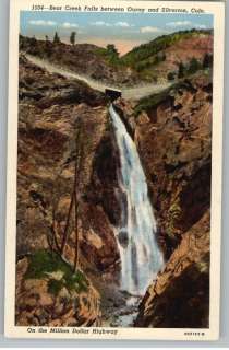 Old Postcard~Bear Creek Falls~Ouray/Silverton,Colorado  