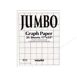   Creek Jumbo Quilters Graph Paper 17x2225pc Arts, Crafts & Sewing