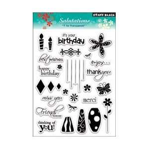  Penny Black Clear Stamps 5X7.5 Sheet Salutations